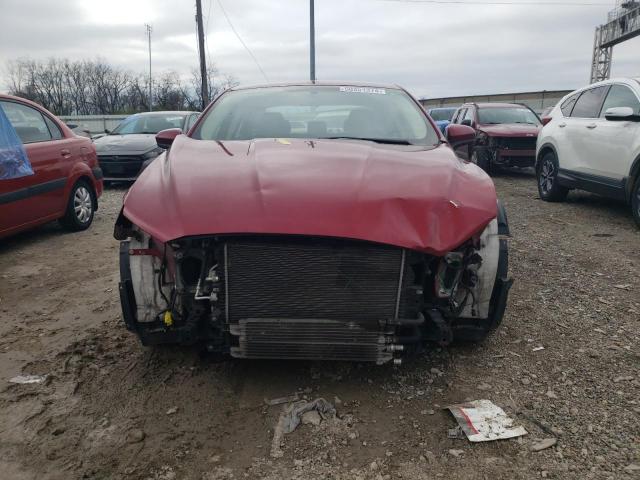 3FA6P0LU0JR172637 - 2018 FORD FUSION SE HYBRID RED photo 5