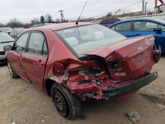 2T1BR32E93C037857 - 2003 TOYOTA COROLLA CE RED photo 2