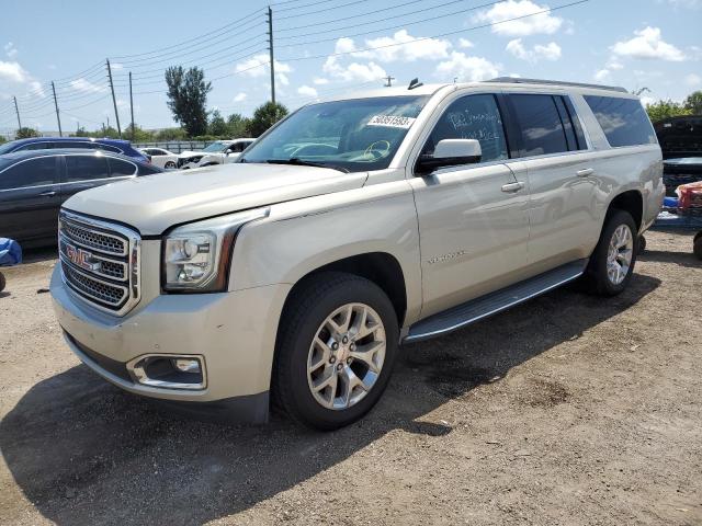 1GKS1HKCXFR230987 - 2015 GMC YUKON XL C1500 SLT BEIGE photo 1