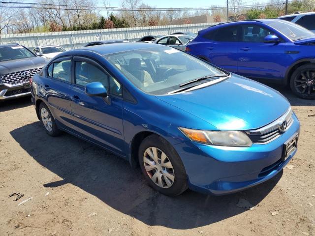 2HGFB2F5XCH583763 - 2012 HONDA CIVIC LX BLUE photo 4