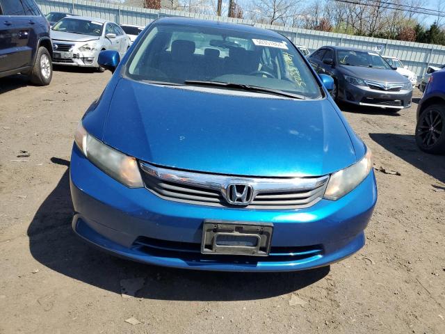 2HGFB2F5XCH583763 - 2012 HONDA CIVIC LX BLUE photo 5