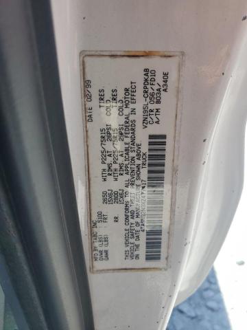 4TASN92N3XZ477417 - 1999 TOYOTA TACOMA XTRACAB PRERUNNER თეთრი ფოტო 12