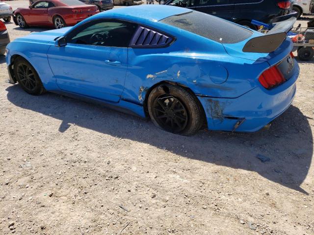 1FA6P8AM4H5229050 - 2017 FORD MUSTANG BLUE photo 2