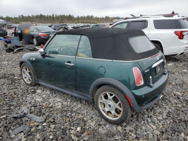 WMWRH33518TL96455 - 2008 MINI COOPER S GREEN photo 2