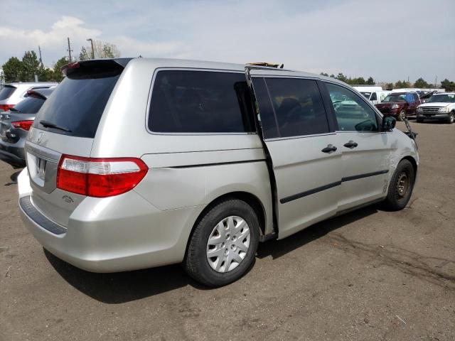 5FNRL38276B112391 - 2006 HONDA ODYSSEY LX SILVER photo 3