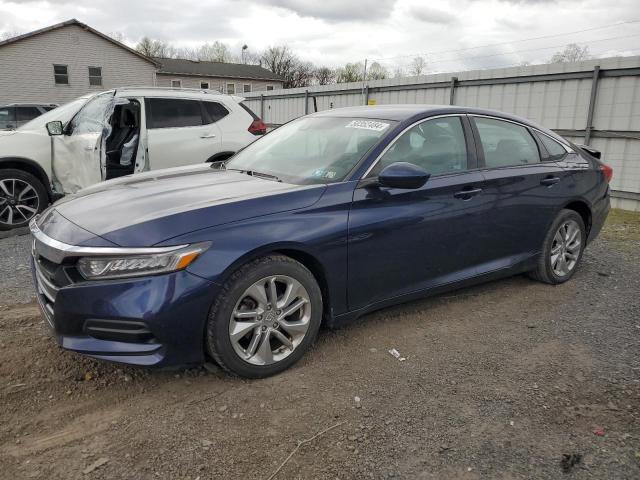 1HGCV1F1XJA265249 - 2018 HONDA ACCORD LX BLUE photo 1