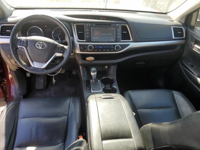 5TDKKRFH9GS175326 - 2016 TOYOTA HIGHLANDER XLE 勃艮第红 照片 8