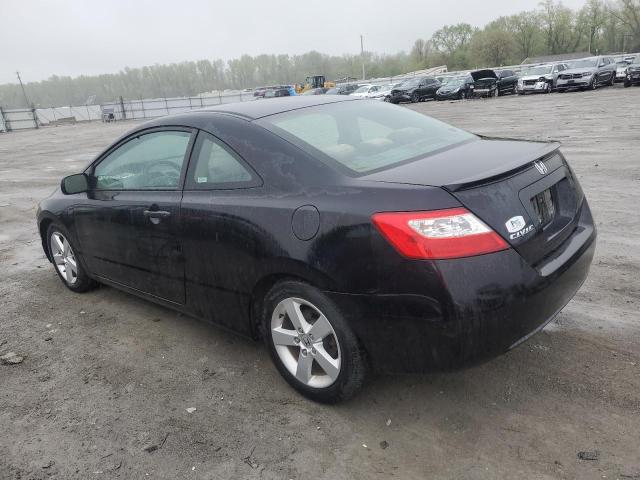 2HGFG12807H567623 - 2007 HONDA CIVIC EX BLACK photo 2