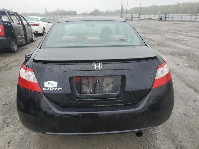 2HGFG12807H567623 - 2007 HONDA CIVIC EX BLACK photo 6