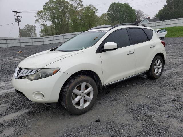 JN8AZ18W49W130239 - 2009 NISSAN MURANO S WHITE photo 1