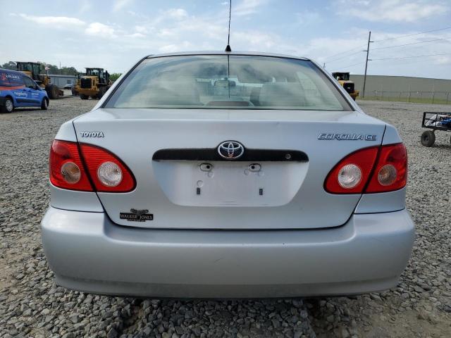 JTDBR32E350053422 - 2005 TOYOTA COROLLA CE SILVER photo 6