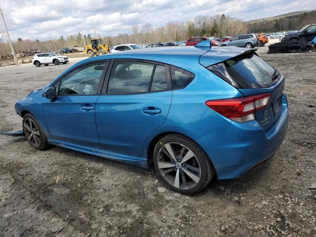 4S3GTAL60H3717598 - 2017 SUBARU IMPREZA SPORT BLUE photo 2