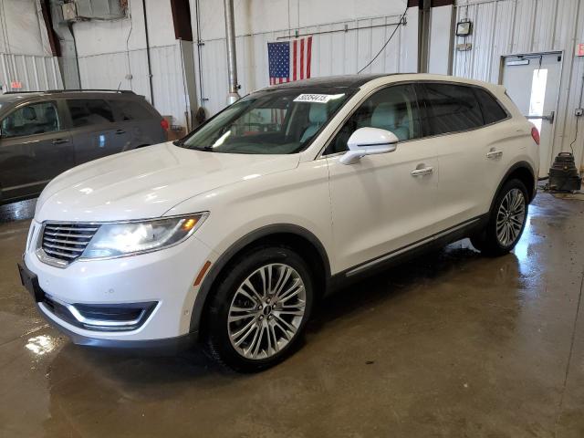 2LMTJ8LR9GBL43921 - 2016 LINCOLN MKX RESERVE თეთრი ფოტო 1