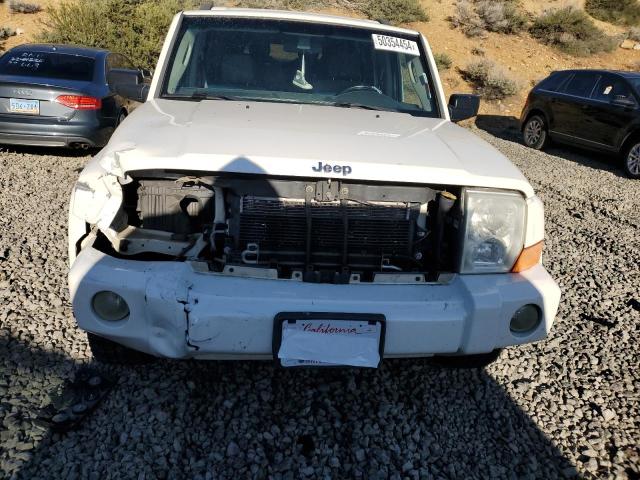 1J8HG48N57C671901 - 2007 JEEP COMMANDER WHITE photo 5