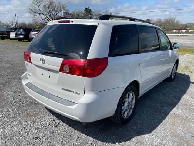 5TDZA22C76S549451 - 2006 TOYOTA SIENNA XLE WHITE photo 4