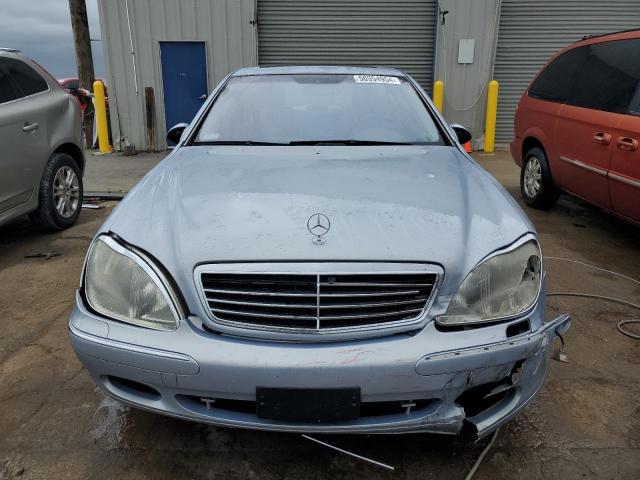 WDBNG75J82A253042 - 2002 MERCEDES-BENZ S 500 BLUE photo 5