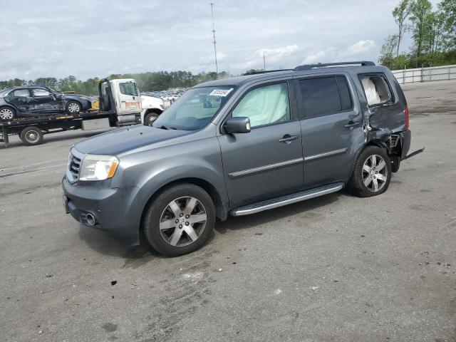 5FNYF3H96DB035882 - 2013 HONDA PILOT TOURING GRAY photo 1