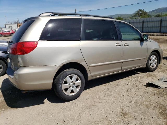 5TDZK23C47S097424 - 2007 TOYOTA SIENNA CE GOLD photo 3