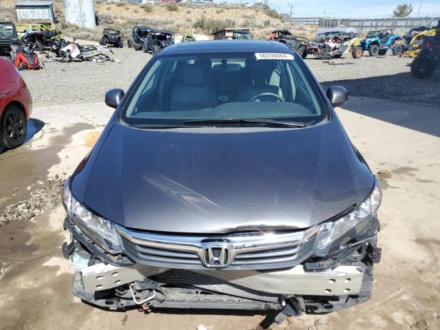 2HGFB2F96CH581737 - 2012 HONDA CIVIC EXL GRAY photo 5