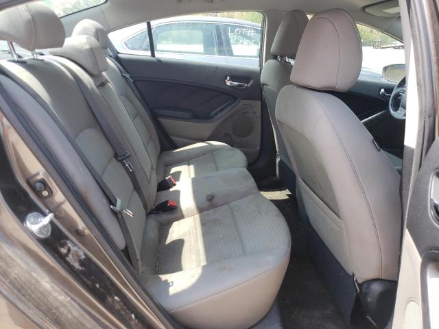 KNAFX4A62E5102682 - 2014 KIA FORTE LX BROWN photo 10