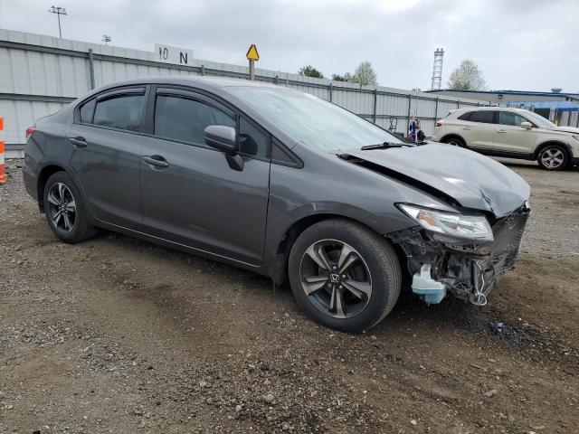 19XFB2F59EE246112 - 2014 HONDA CIVIC LX GRAY photo 4