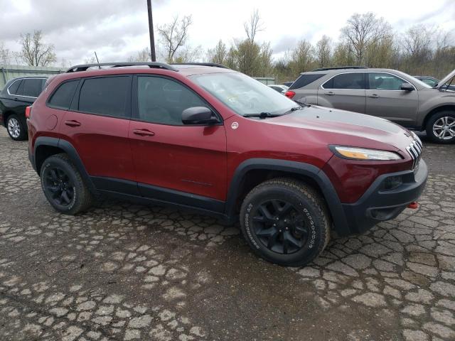 1C4PJMBS9GW298136 - 2016 JEEP CHEROKEE TRAILHAWK RED photo 4