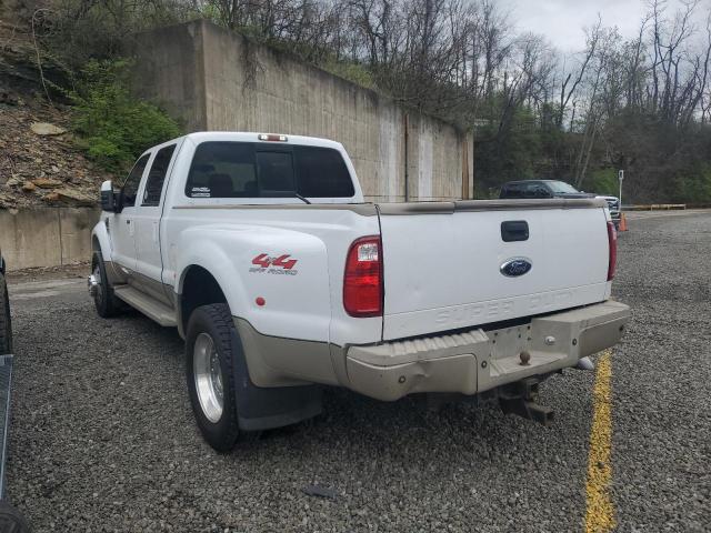 1FTXW43R18ED88594 - 2008 FORD F450 SUPER DUTY WHITE photo 2