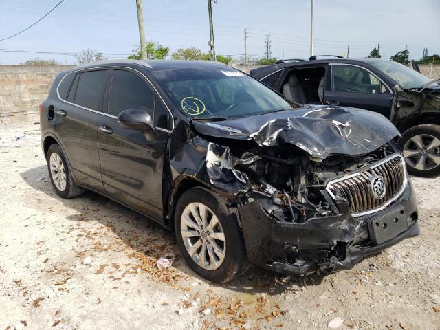 LRBFXBSA7HD195718 - 2017 BUICK ENVISION ESSENCE შავი ფოტო 4