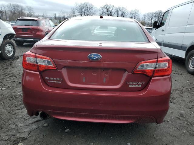 4S3BNAC66F3018039 - 2015 SUBARU LEGACY 2.5I PREMIUM RED photo 6