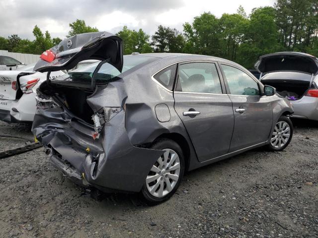 3N1AB7AP6HL696920 - 2017 NISSAN SENTRA S GRAY photo 3