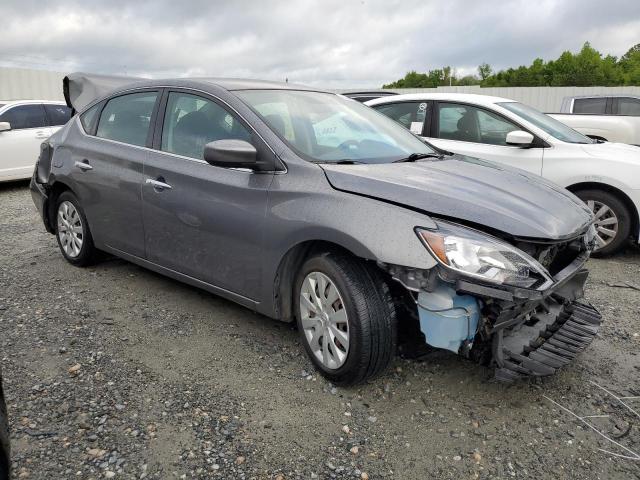 3N1AB7AP6HL696920 - 2017 NISSAN SENTRA S GRAY photo 4