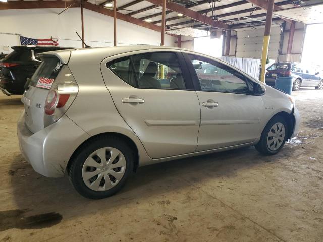 JTDKDTB36D1546002 - 2013 TOYOTA PRIUS C SILVER photo 3