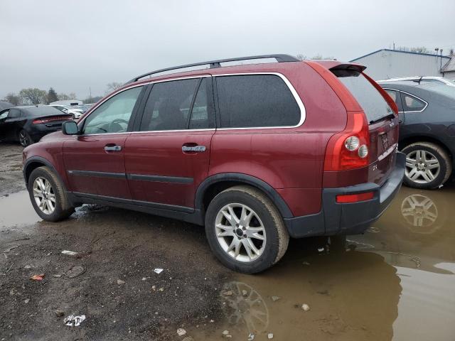 YV1CZ59H041054756 - 2004 VOLVO XC90 MAROON photo 2