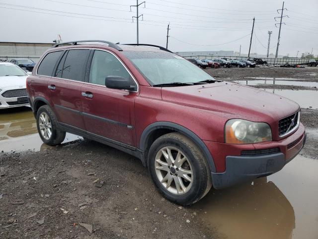 YV1CZ59H041054756 - 2004 VOLVO XC90 MAROON photo 4