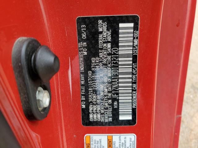 JF1ZNAA13D1732120 - 2013 TOYOTA SCION FR-S 红色 照片 13