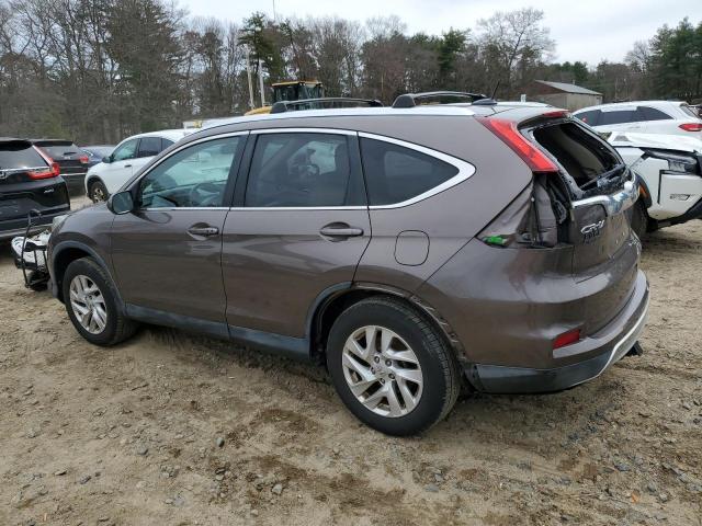 2HKRM4H78FH629375 - 2015 HONDA CR-V EXL BROWN photo 2