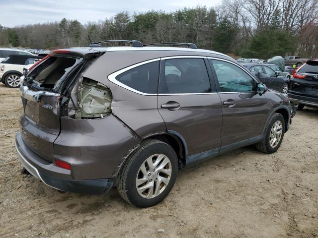 2HKRM4H78FH629375 - 2015 HONDA CR-V EXL BROWN photo 3