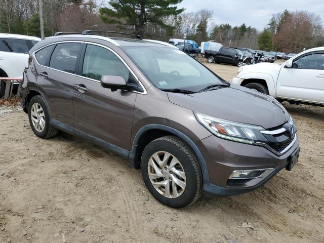 2HKRM4H78FH629375 - 2015 HONDA CR-V EXL BROWN photo 4