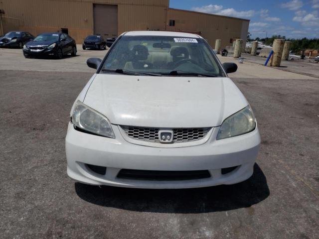 1HGEM22154L031634 - 2004 HONDA CIVIC DX VP WHITE photo 5