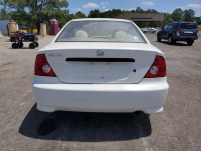 1HGEM22154L031634 - 2004 HONDA CIVIC DX VP WHITE photo 6