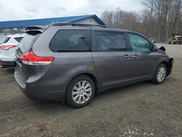 5TDDK3DC6DS052513 - 2013 TOYOTA SIENNA XLE GRAY photo 3