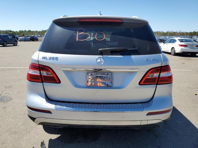 4JGDA5HB7CA001710 - 2012 MERCEDES-BENZ ML 350 4MATIC SILVER photo 6