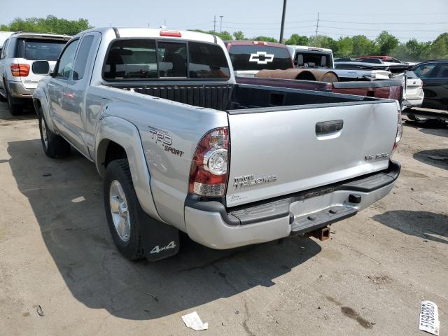 5TEUU4EN9AZ734154 - 2010 TOYOTA TACOMA ACCESS CAB ვერცხლისფერი ფოტო 2