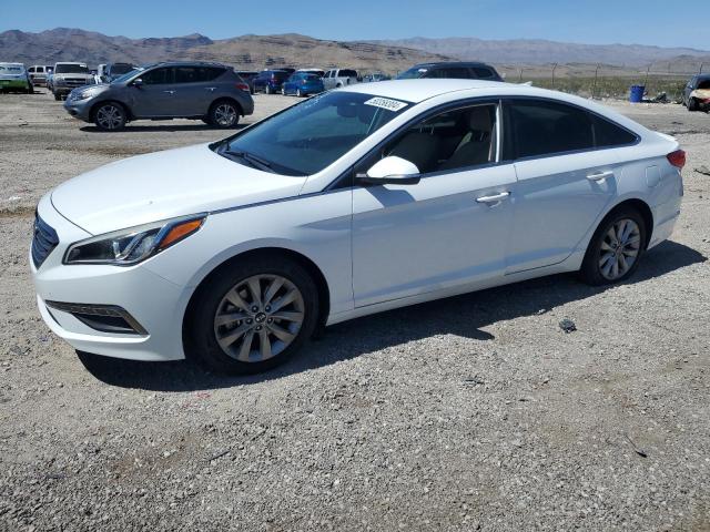 5NPE24AA8FH163182 - 2015 HYUNDAI SONATA ECO WHITE photo 1