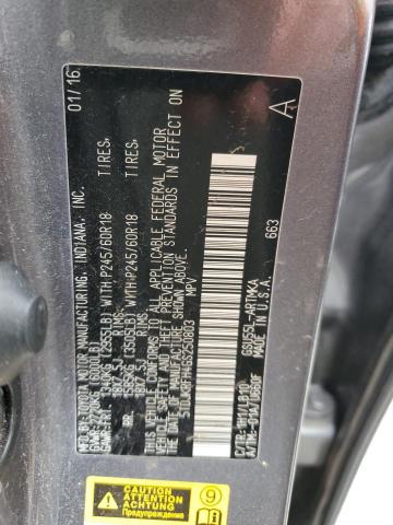 5TDJKRFH4GS250803 - 2016 TOYOTA HIGHLANDER XLE GRAY photo 13