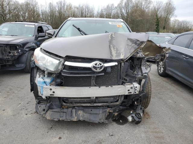 5TDJKRFH4GS250803 - 2016 TOYOTA HIGHLANDER XLE GRAY photo 5