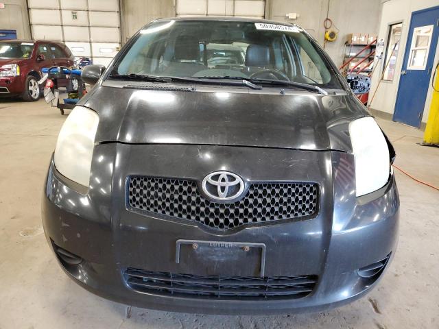 JTDJT923385176353 - 2008 TOYOTA YARIS BLACK photo 5