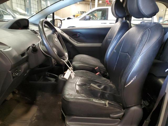 JTDJT923385176353 - 2008 TOYOTA YARIS BLACK photo 7