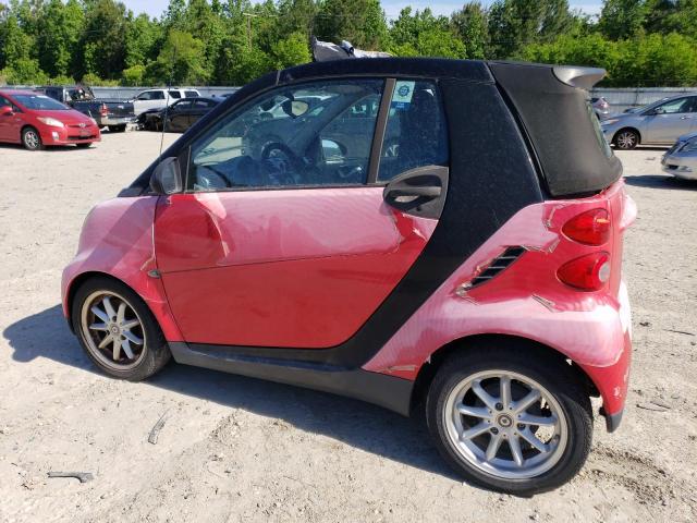 WMEEK31X49K244816 - 2009 SMART FORTWO PASSION RED photo 2