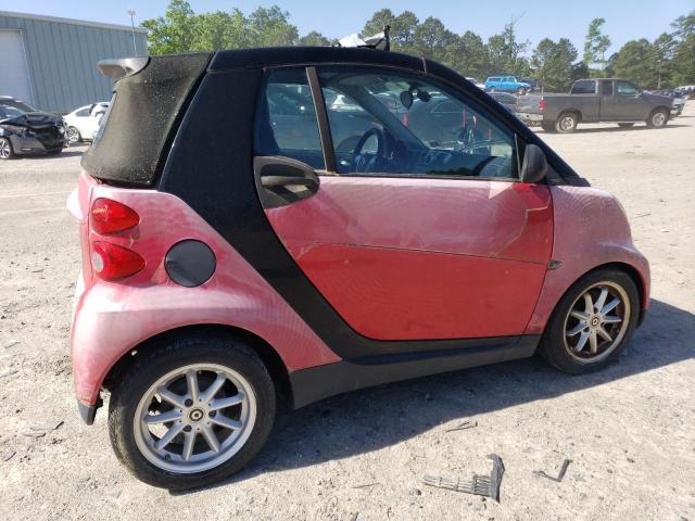 WMEEK31X49K244816 - 2009 SMART FORTWO PASSION RED photo 3